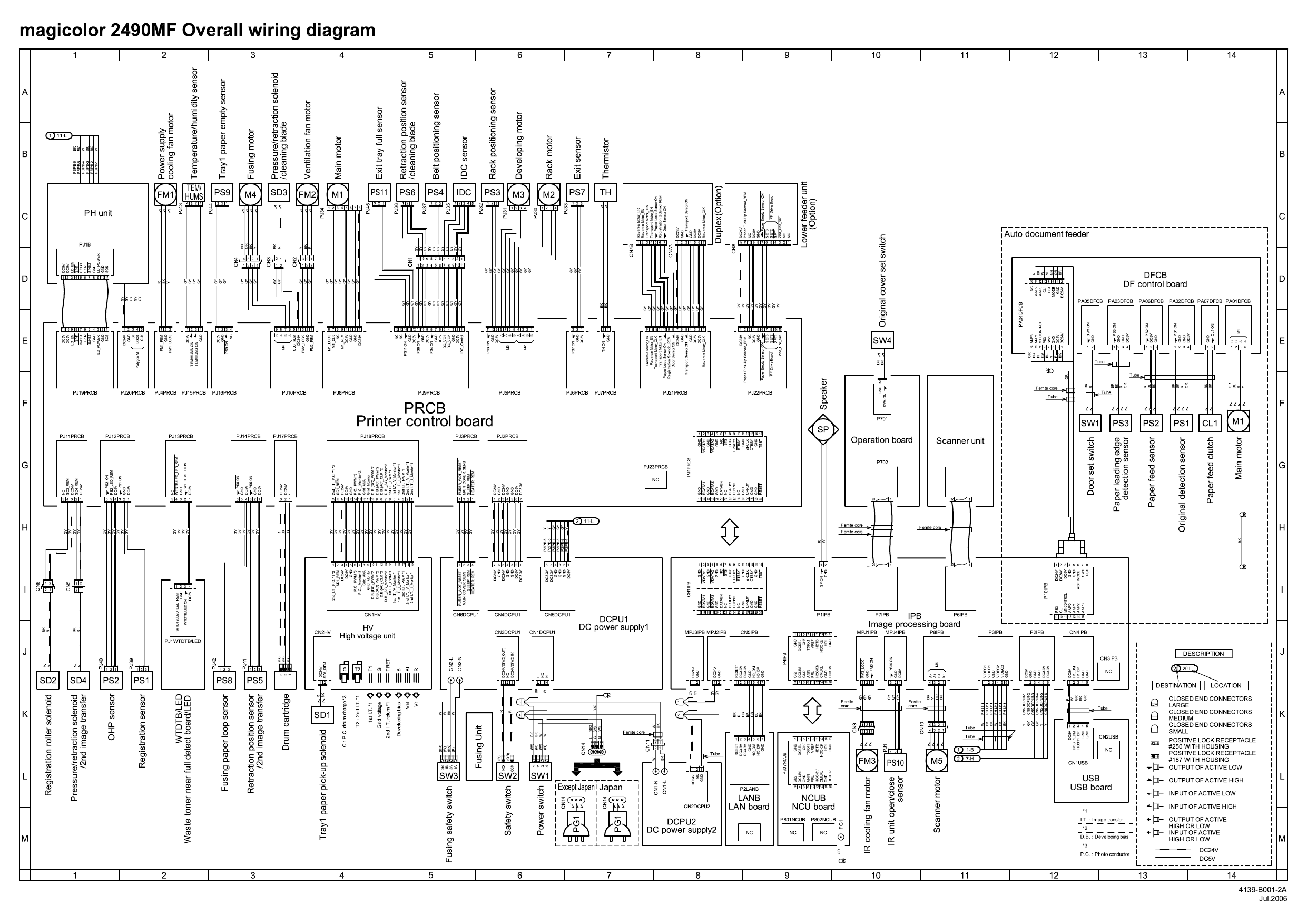 Konica-Minolta pagepro 2490MF Circuit Diagram-1